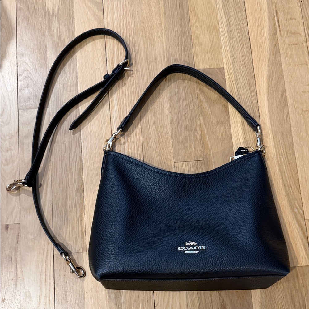 Coach Black Laurel Leather Shoulder Bag